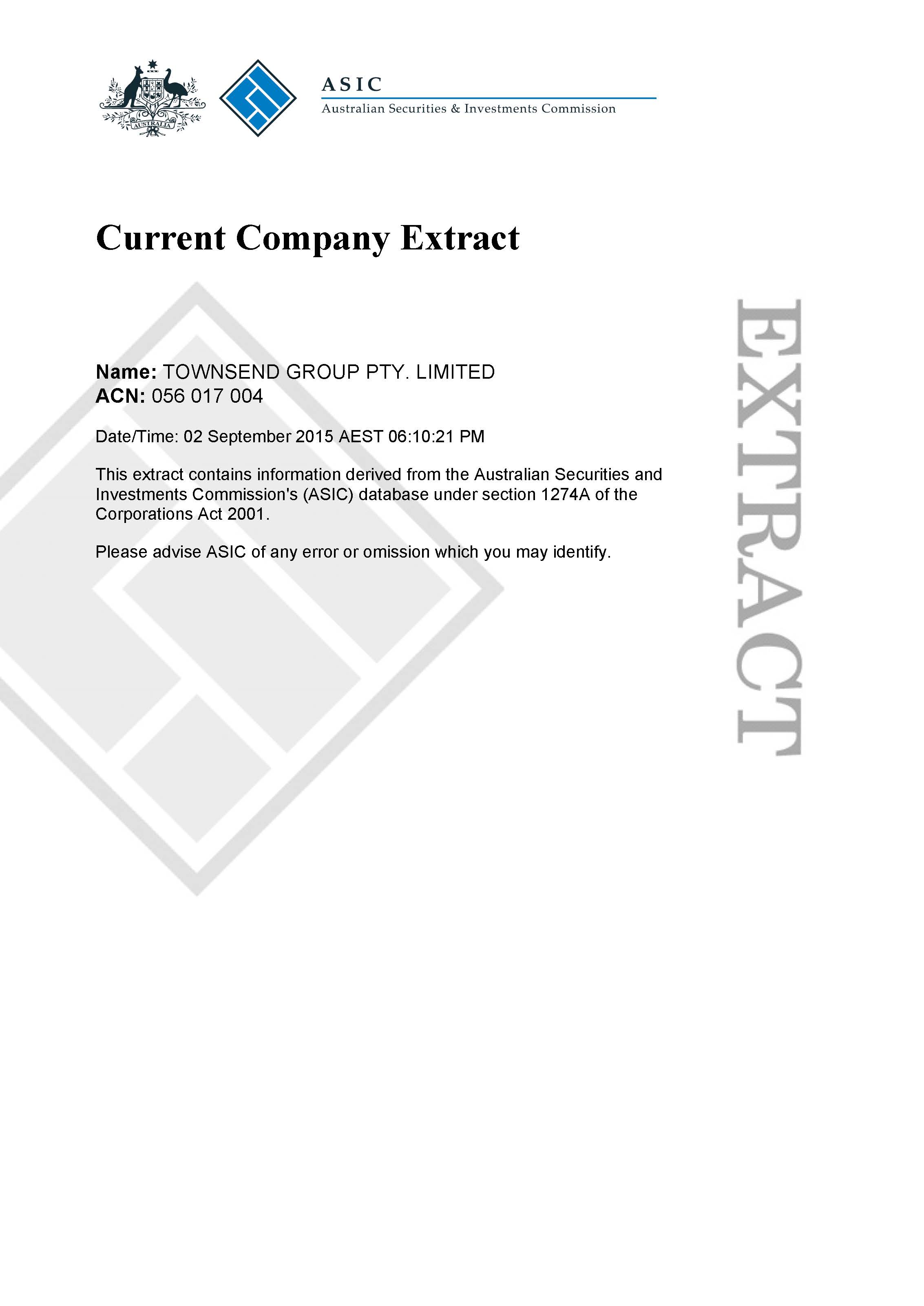 Townsend Group Company Extract_Page_1